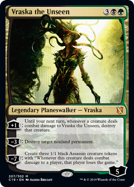 Vraska the Unseen (Commander 2019) Medium Play