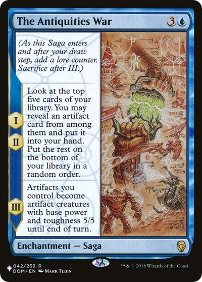 The Antiquities War (The List) Medium Play