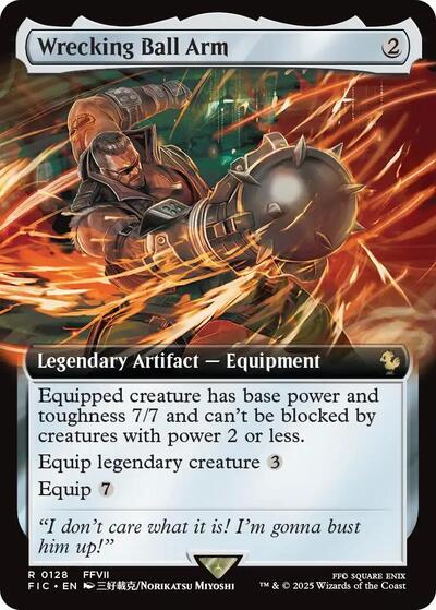 Wrecking Ball Arm (Extended Art) (Commander: FINAL FANTASY) Light Play Foil
