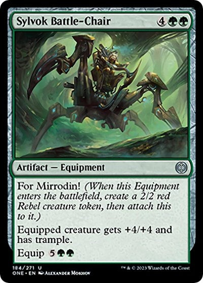 Sylvok Battle-Chair (Phyrexia: All Will Be One) Light Play