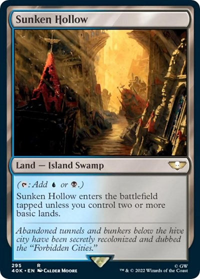 Sunken Hollow (Surge Foil) (Universes Beyond: Warhammer 40K) Light Play Foil