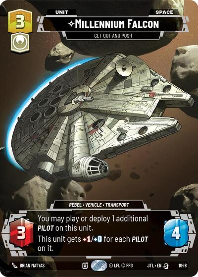 Millennium Falcon Get Out And Push (Prestige) (Jump to Lightspeed) Near Mint