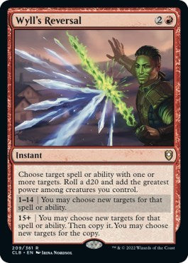 Wyll's Reversal (Commander Legends: Battle for Baldur's Gate) Medium Play Foil