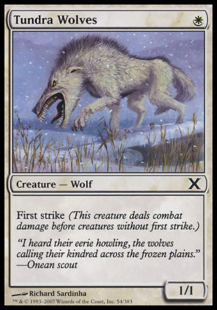 Tundra Wolves (10th Edition) Light Play