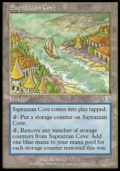 Saprazzan Cove (Mercadian Masques) Light Play Foil