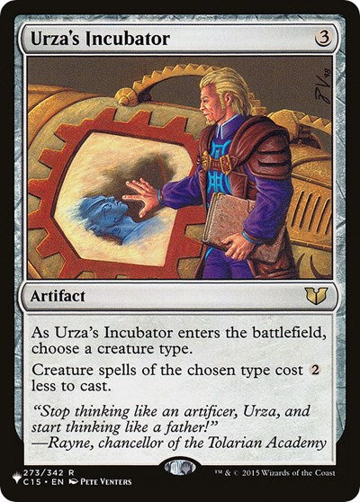 Urza's Incubator (The List) Near Mint