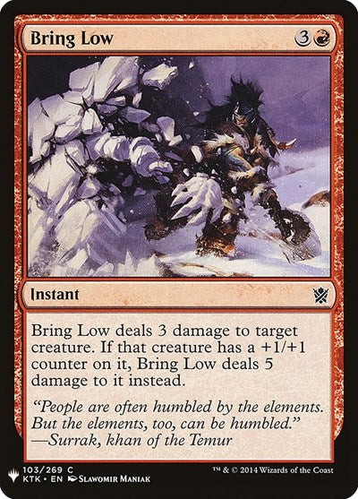 Bring Low (Mystery Booster) Light Play