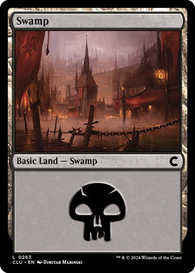 Swamp (0263) (Ravnica: Clue Edition) Light Play
