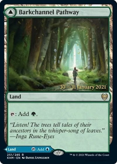 Barkchannel Pathway (Promos: Prerelease Cards) Light Play Foil