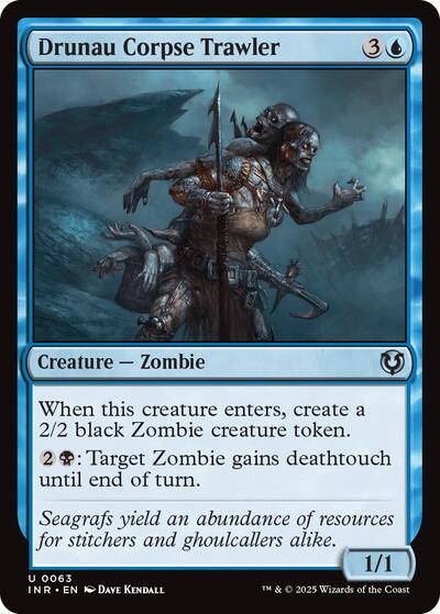 Drunau Corpse Trawler (Innistrad Remastered) Light Play Foil