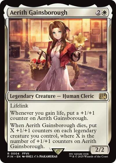 Aerith Gainsborough (Universes Beyond: FINAL FANTASY) Light Play Foil