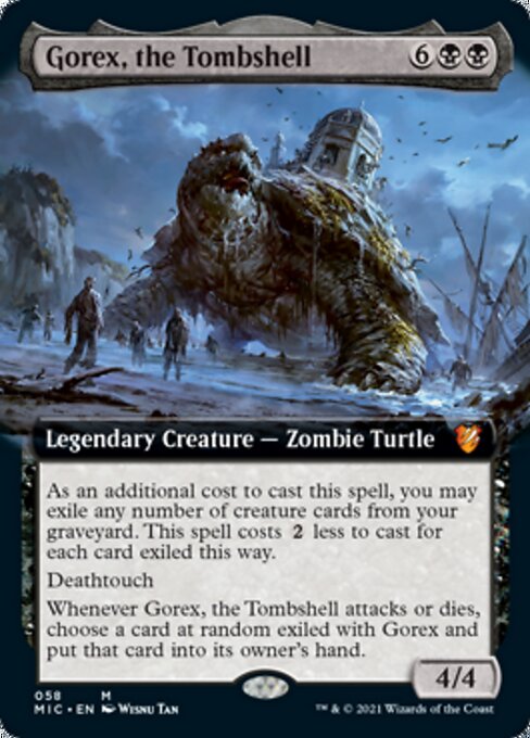 Gorex, the Tombshell (Extended Art) (Commander 2021 Midnight Hunt) Near Mint