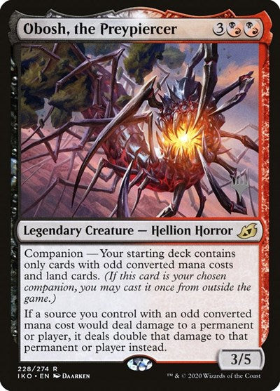 Obosh, the Preypiercer (Promo Pack: Ikoria) Light Play
