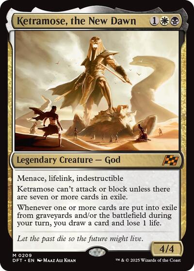Ketramose, the New Dawn (Aetherdrift) Light Play Foil