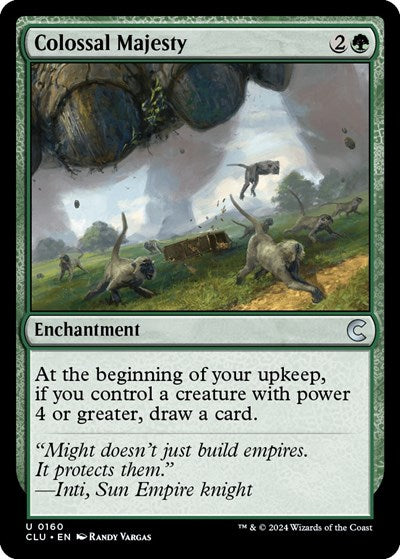 Colossal Majesty (Ravnica: Clue Edition) Light Play