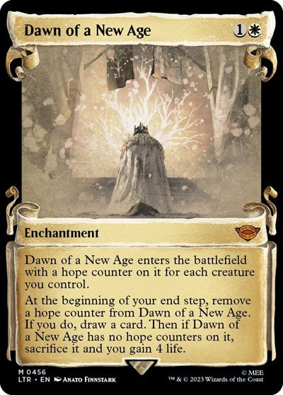 Dawn of a New Age (Showcase Scrolls) (Universes Beyond: The Lord of the Rings: Tales of Middle-earth) Light Play Foil