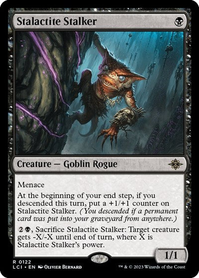 Stalactite Stalker (The Lost Caverns of Ixalan) Near Mint Foil