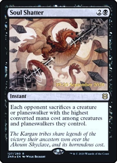 Soul Shatter (Promos: Prerelease Cards) Light Play Foil