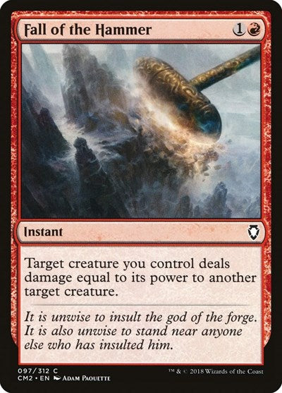 Fall of the Hammer (Commander Anthology Volume II) Light Play