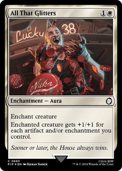 All That Glitters (Surge Foil) (Universes Beyond: Fallout) Light Play Foil