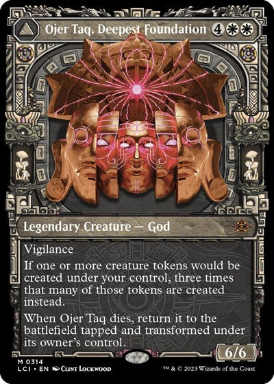 Ojer Taq, Deepest Foundation (Showcase) (The Lost Caverns of Ixalan) Light Play