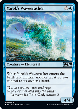 Yarok's Wavecrasher (Magic 2020 Core Set) Near Mint Foil