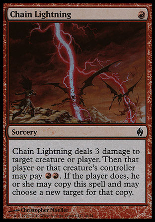Chain Lightning (Premium Deck Series: Fire and Lightning) Medium Play Foil