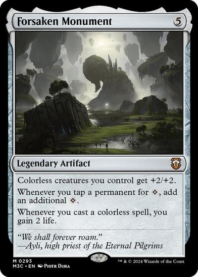 Forsaken Monument (Commander: Modern Horizons 3) Light Play