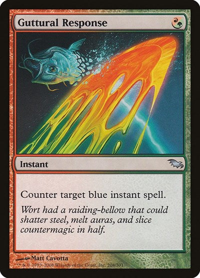 Guttural Response (Shadowmoor) Near Mint