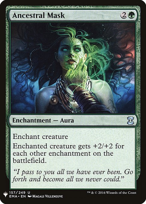 Ancestral Mask (Mystery Booster) Light Play
