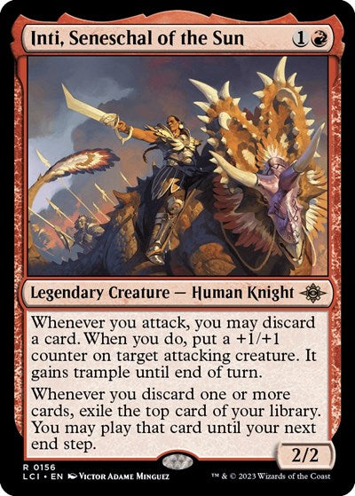 Inti, Seneschal of the Sun (The Lost Caverns of Ixalan) Near Mint Foil German