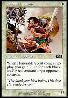 Honorable Scout (Planeshift) Medium Play Foil