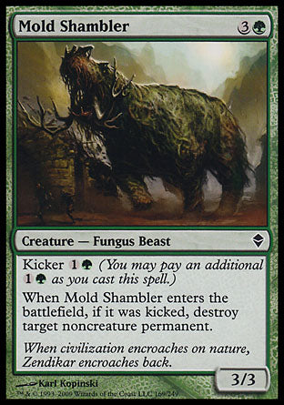 Mold Shambler (Zendikar) Light Play