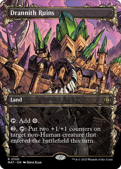 Drannith Ruins (Showcase) (March of the Machine: The Aftermath) Near Mint Foil