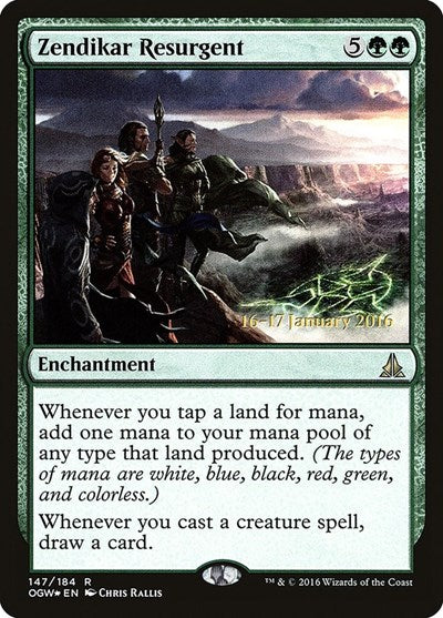 Zendikar Resurgent (Promos: Prerelease Cards) Medium Play Foil