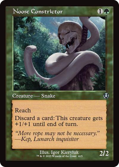 Noose Constrictor (Retro Frame) (Innistrad Remastered) Light Play Foil