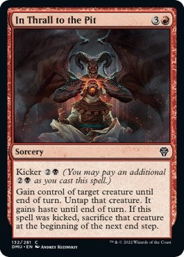 In Thrall to the Pit (Dominaria United) Light Play