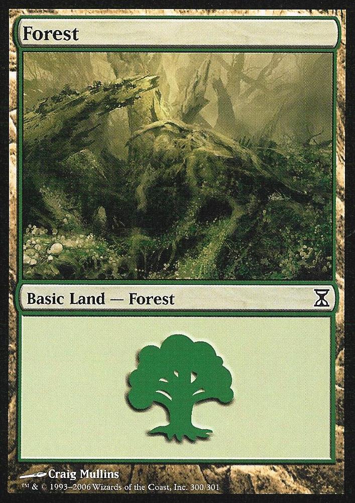 Forest (300) (Time Spiral) Medium Play
