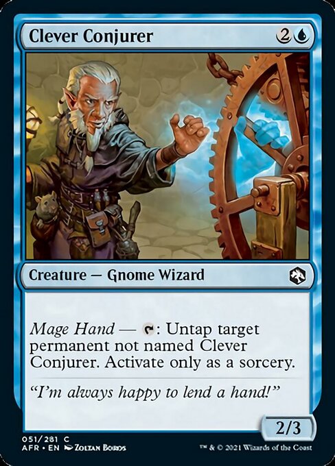 Clever Conjurer (Adventures in the Forgotten Realms) Medium Play Foil