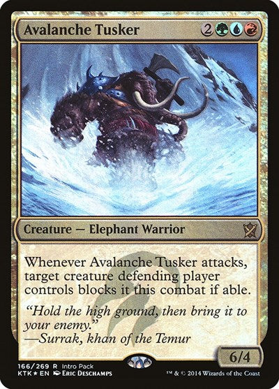 Avalanche Tusker (Promos: Unique and Miscellaneous) Light Play Foil
