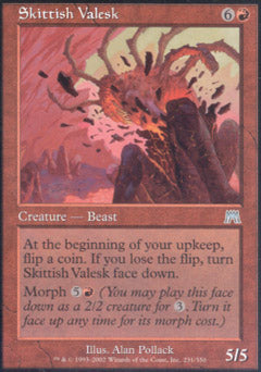 Skittish Valesk (Onslaught) Medium Play Foil
