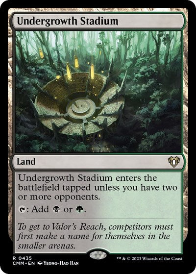 Undergrowth Stadium (Commander Masters) Near Mint Foil