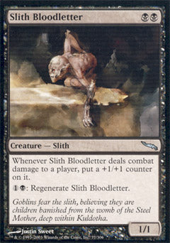 Slith Bloodletter (Mirrodin) Medium Play Foil
