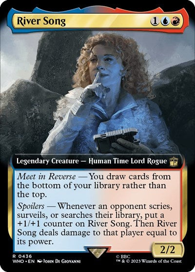 River Song (Extended Art) (Universes Beyond: Doctor Who) Near Mint