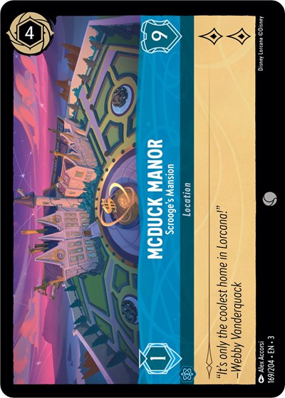 McDuck Manor - Scrooge's Mansion (Into the Inklands) Near Mint Cold Foil