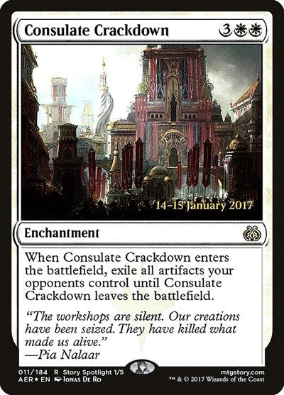 Consulate Crackdown (Promos: Prerelease Cards) Light Play Foil