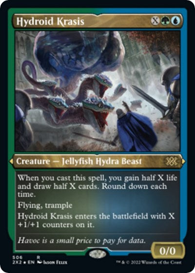 Hydroid Krasis (Foil Etched) (Double Masters 2022) Light Play Foil