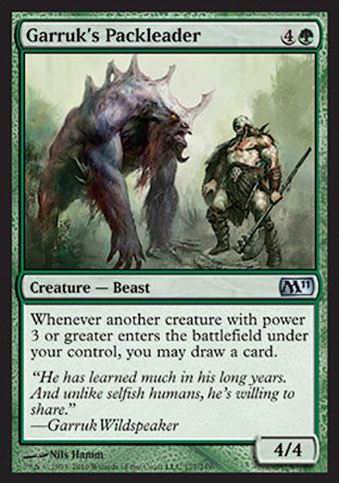 Garruk's Packleader (Magic 2011 Core Set) Light Play