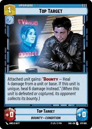 Top Target (Shadows of the Galaxy) Near Mint Foil