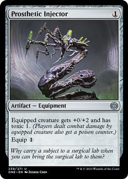 Prosthetic Injector (Phyrexia: All Will Be One) Near Mint Foil